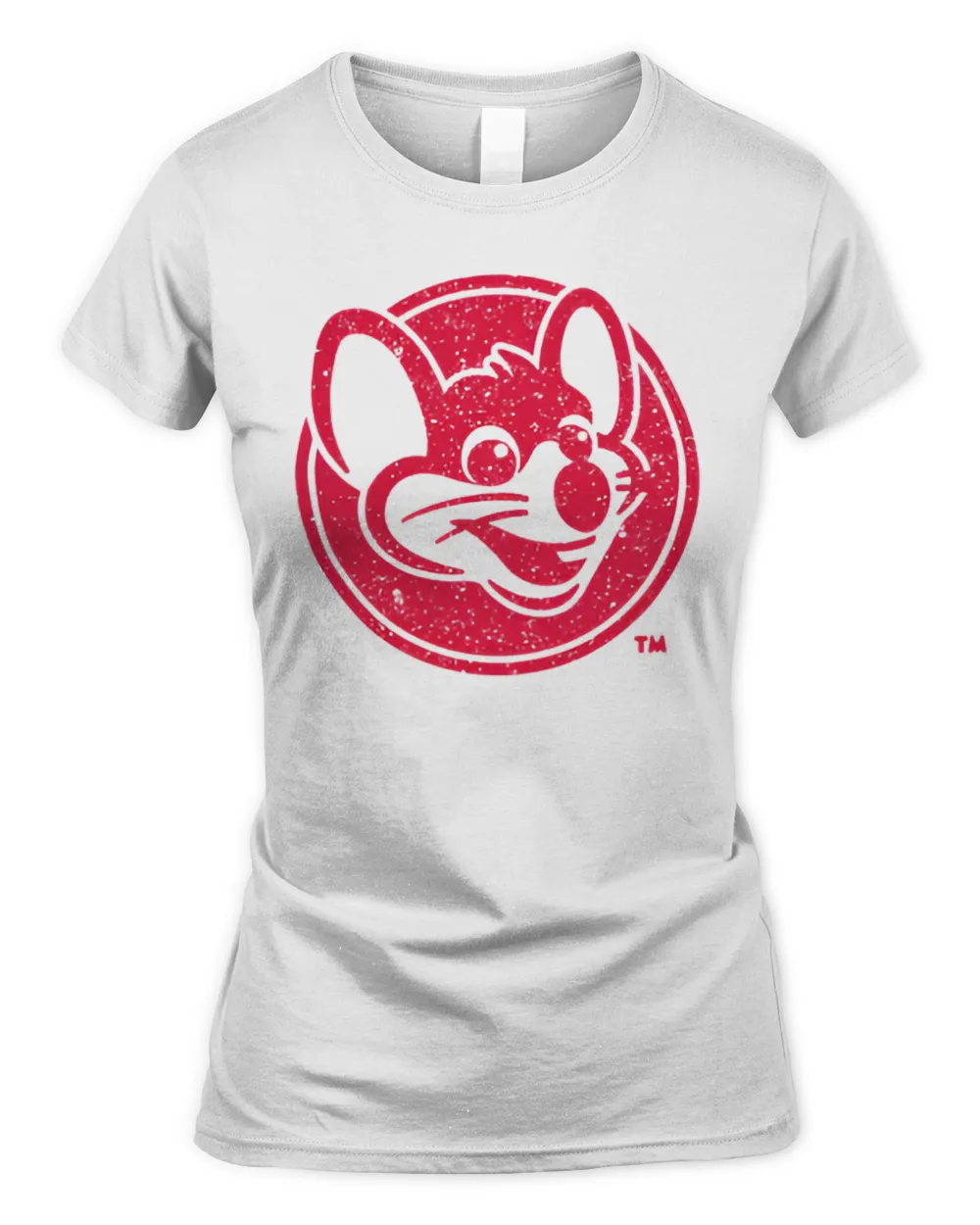 Chuck E Cheese Merchandise Tonal Chuck E Shirt Women's Standard T-Shirt white s