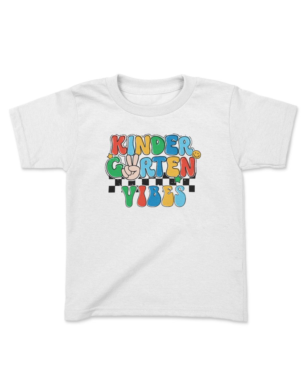 Kindergarten Vibes Kids Shirt - School Toddler Tee - Back To School Kids Shirt Kids Standard T-Shirt white xs